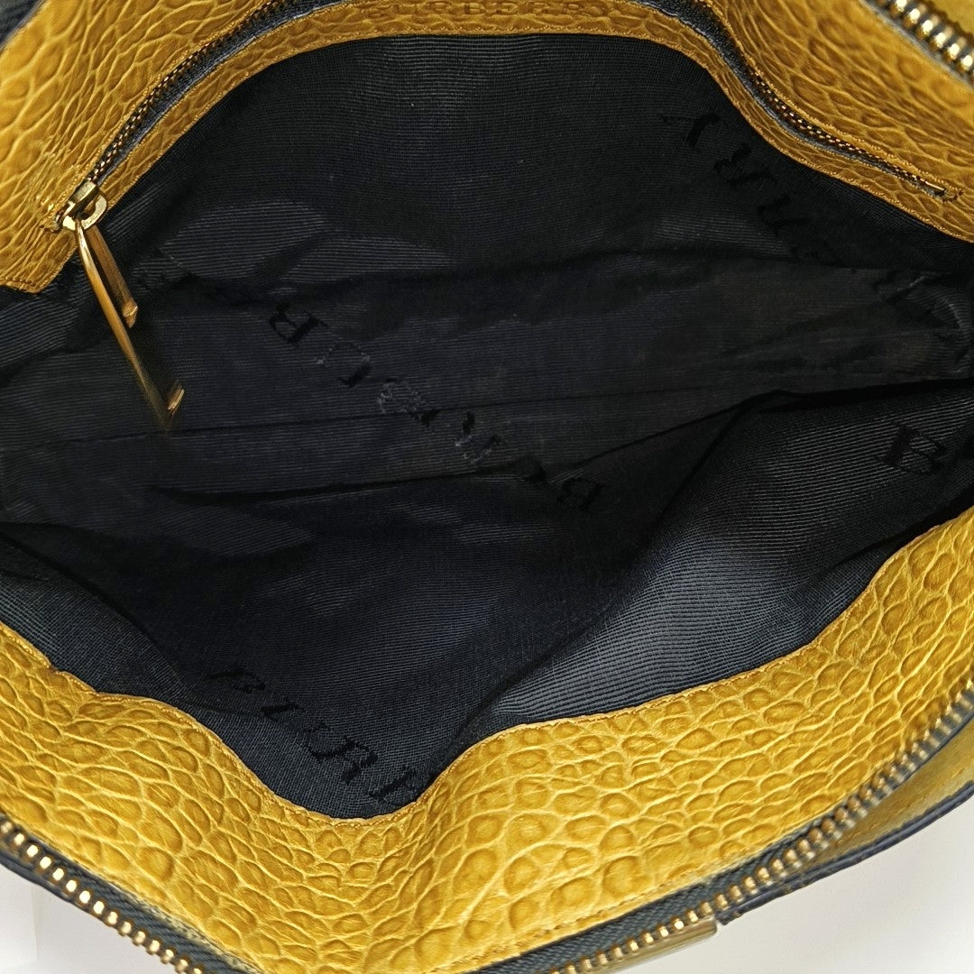 Calfskin Crossbody Bag Yellow