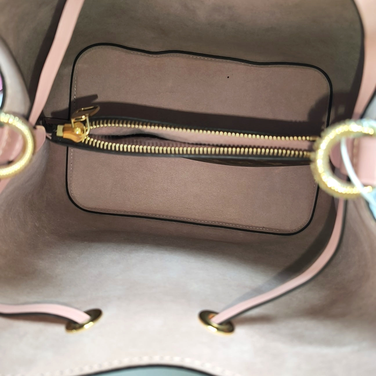 NÉONOÉ MM Monogram Coated Canvas Brown