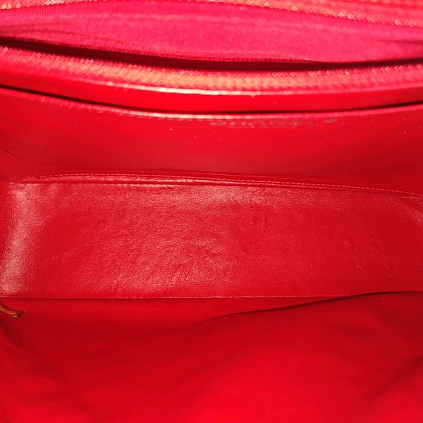 CLASSIC FLAP Jumbo Quilted Patent Leather Red