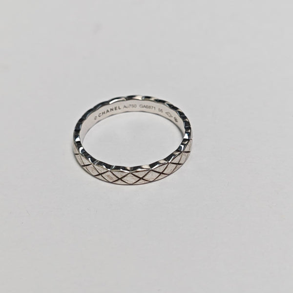 COCOCRUSH 18k White Gold Silver Ring EU 56