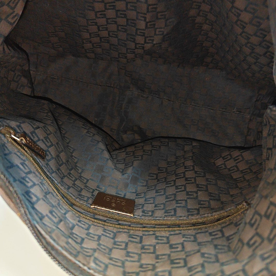 Monogram Canvas Top Handle Bag Brown