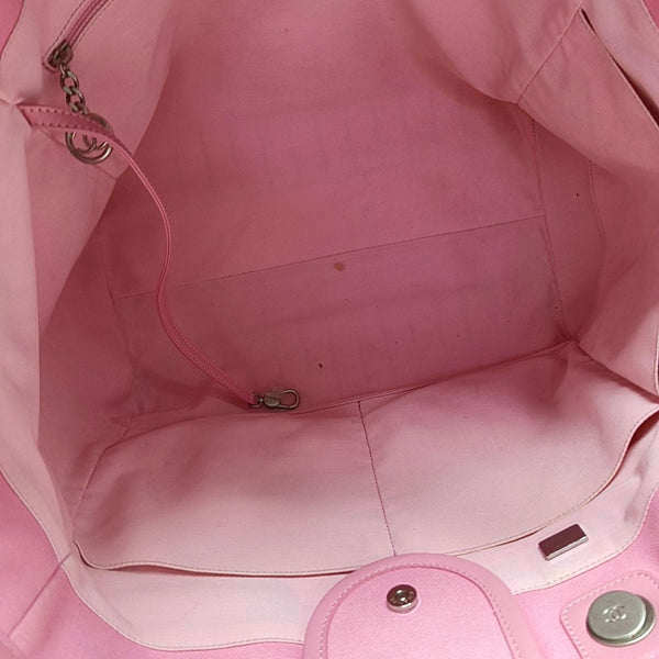 DEAUVILLE Large Quilted Canvas Pink