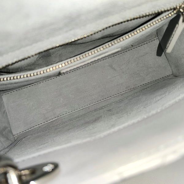 Lady Dior Small Cannage Lambskin Gray
