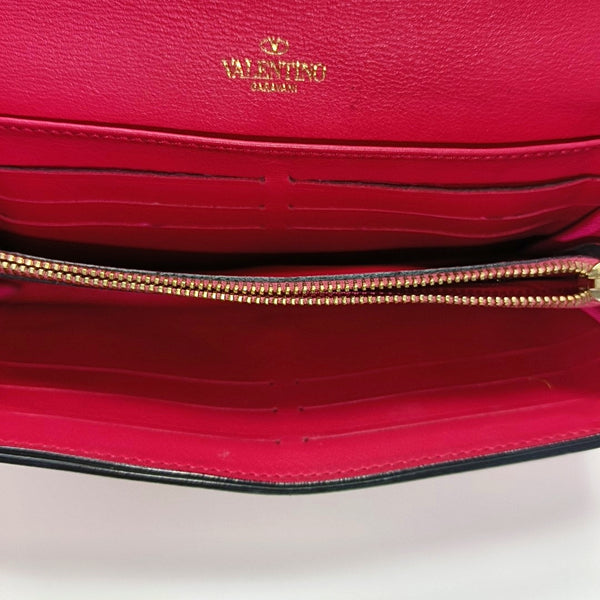 Rockstud Calfskin Red