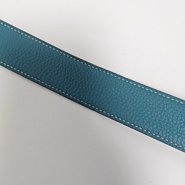 Leather Belt Blue