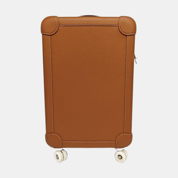 Calfskin Luggage Brown