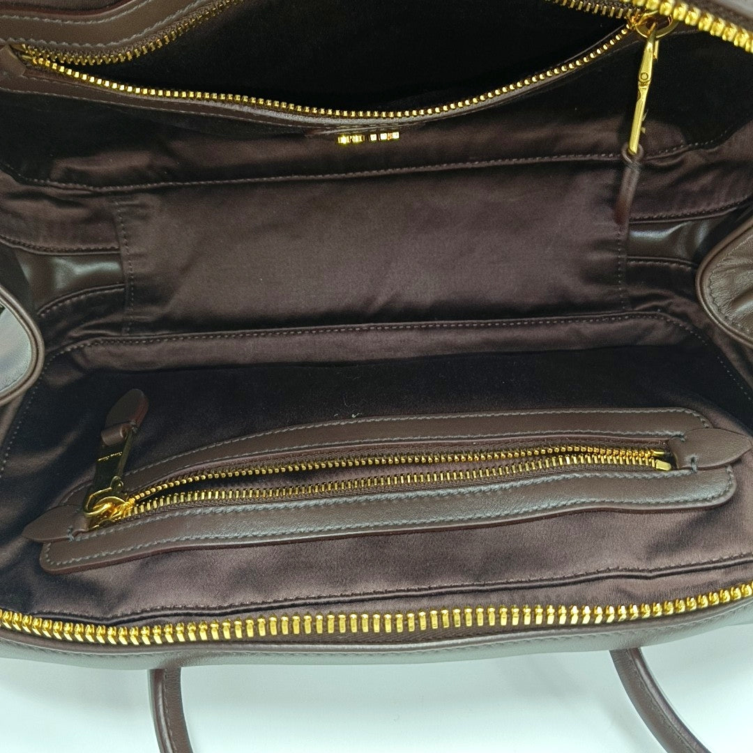 Beau Medium Calfskin Brown
