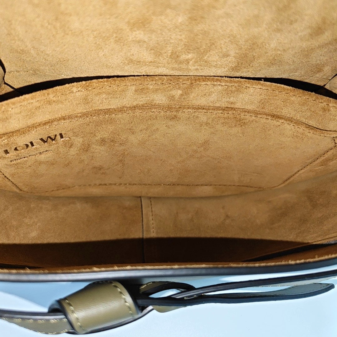 Gate Small Monogram Calfskin Green