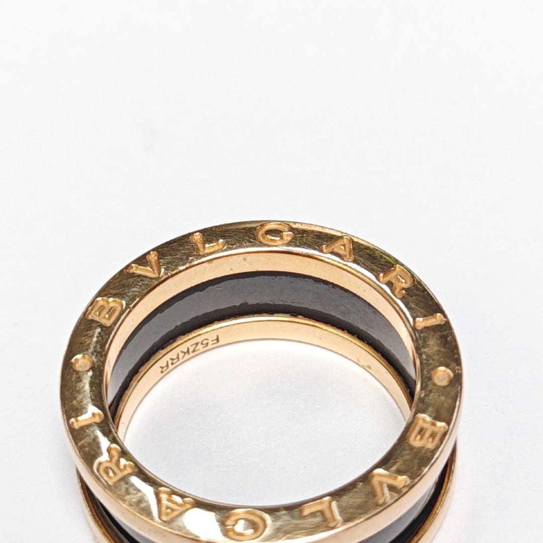 B.ZERO1 18k Rose Gold Ring EU 52