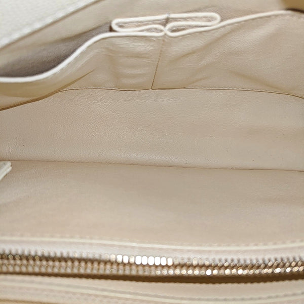 COCO HANDLE Medium Quilted Grained Calfskin Beige