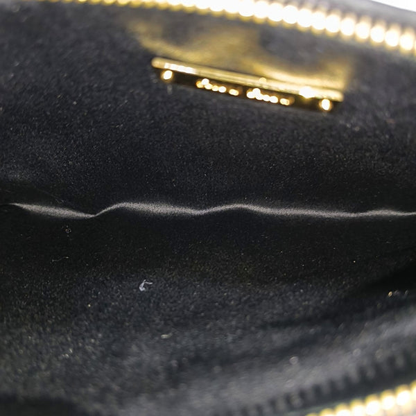 Matelassé Quilted Lambskin Black