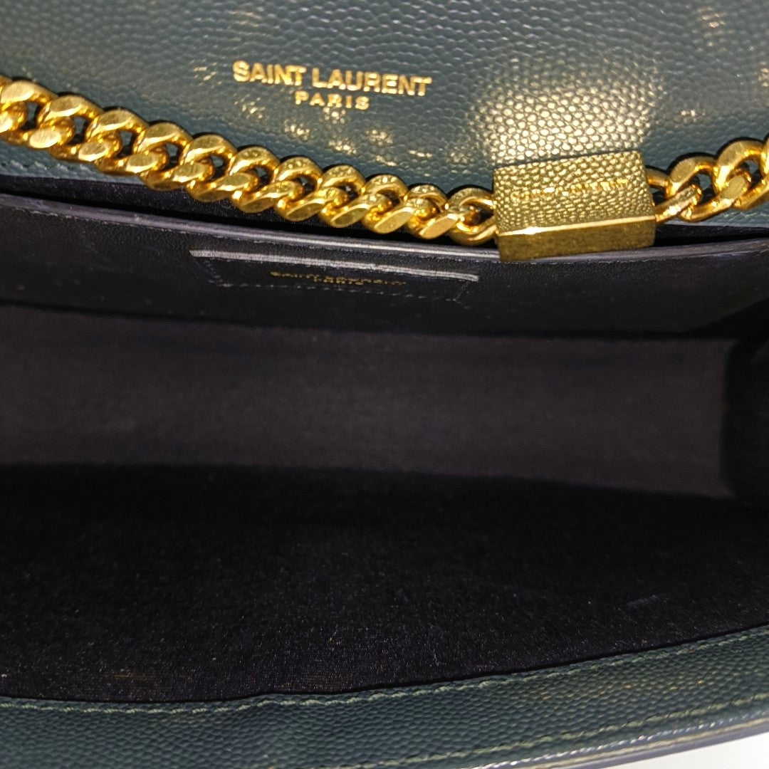 Authenticated pre-owned  KATE Medium Calfskin Green - Crossbody Bag at Looply