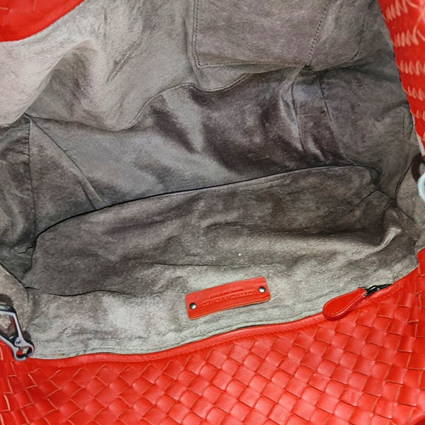 Cesta Calfskin Red