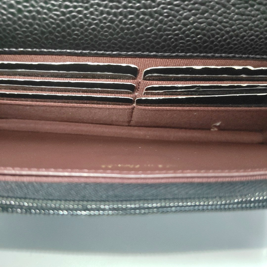 WOC Quilted Grained Calfskin Black