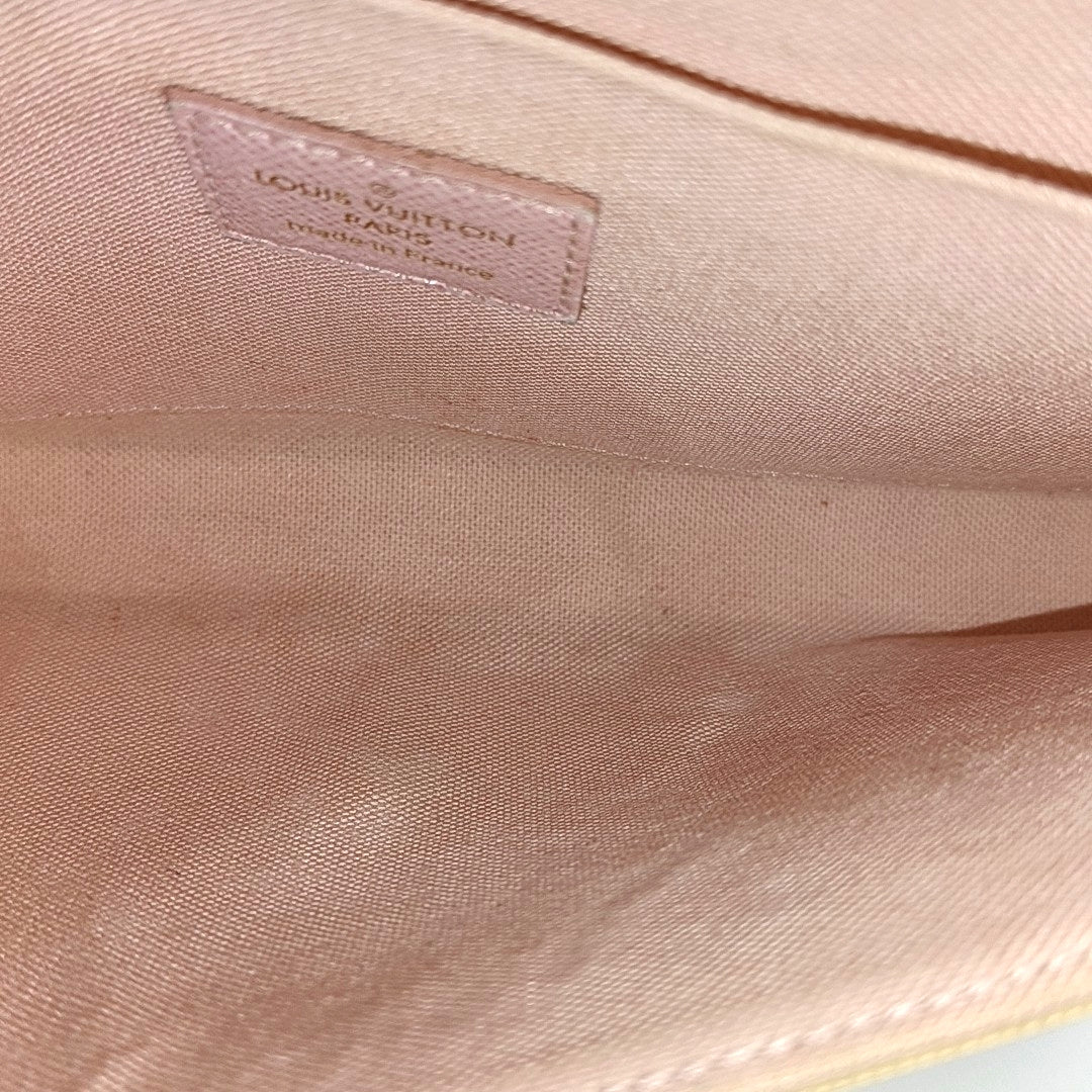 FÉLICIE Damier Azur Coated Canvas White