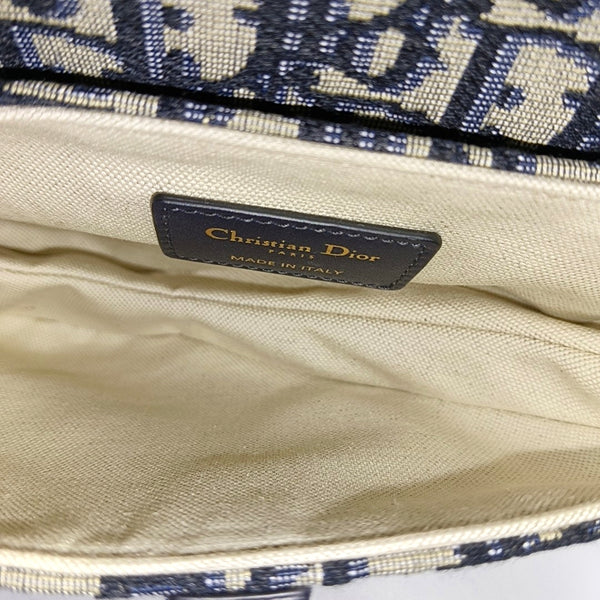 Saddle Mini Oblique Canvas Blue
