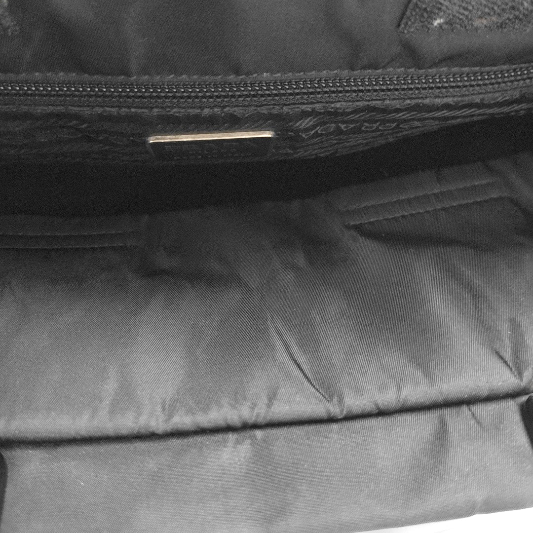Nylon Tote Bag Black
