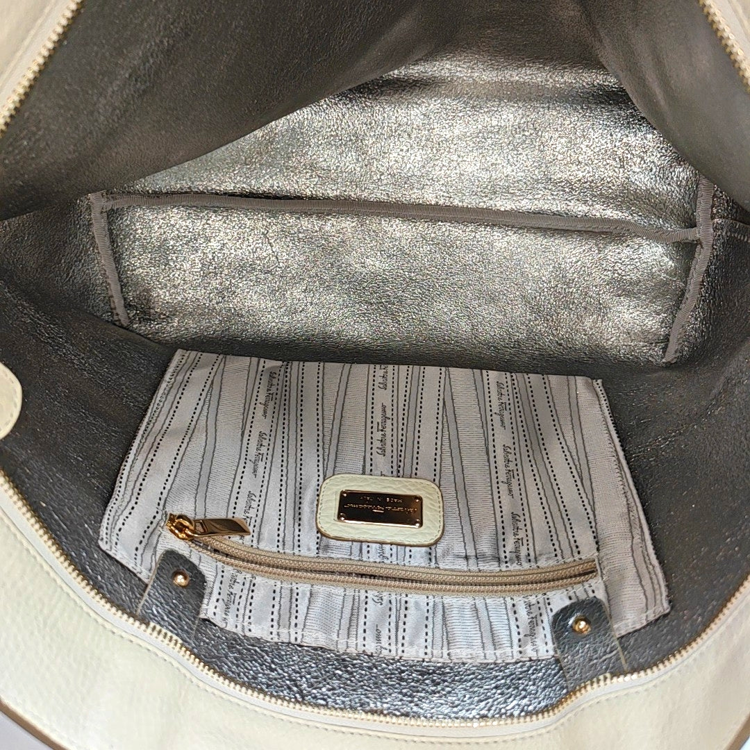 Calfskin Tote Bag Beige