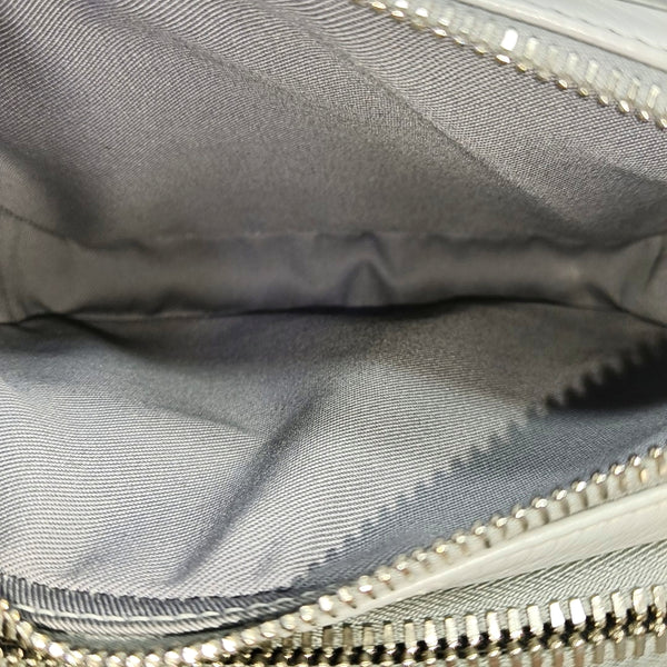 Coated Canvas Shoulder Bag Gray