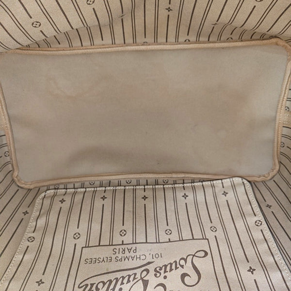 NEVERFULL GM Monogram Coated Canvas Brown