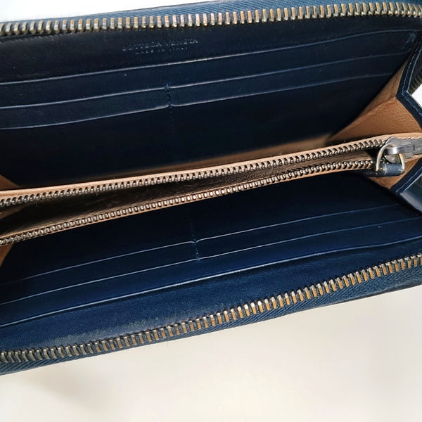 Calfskin Wallet Blue