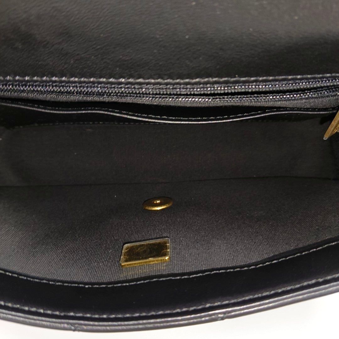 Quilted Lambskin Black