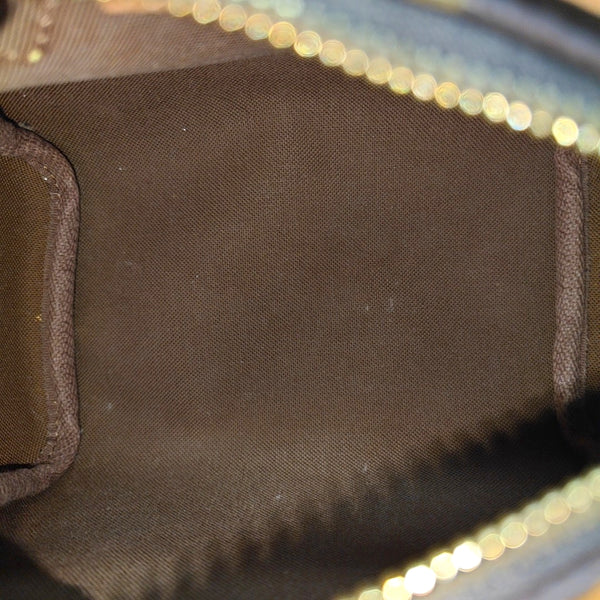 SPEEDY Nano Monogram Coated Canvas Brown