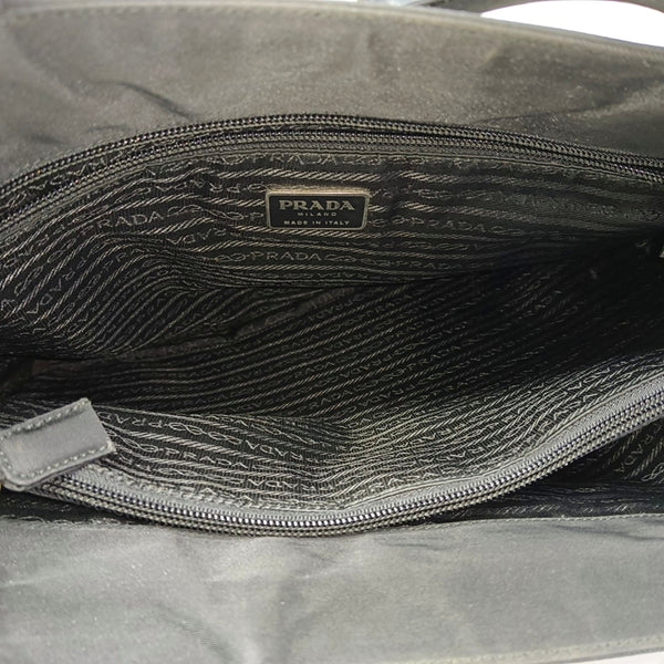 Nylon Shoulder Bag Black
