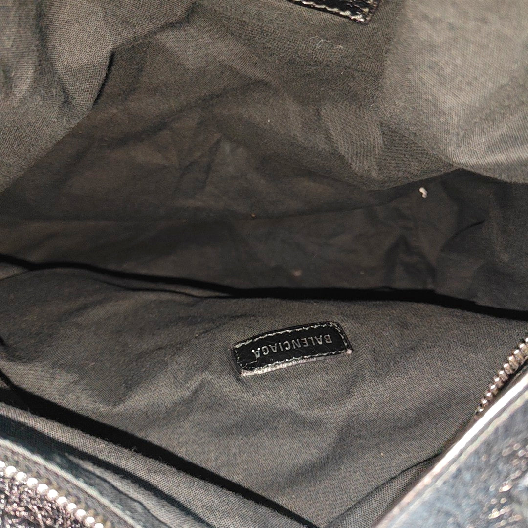 Lambskin Tote Bag Black
