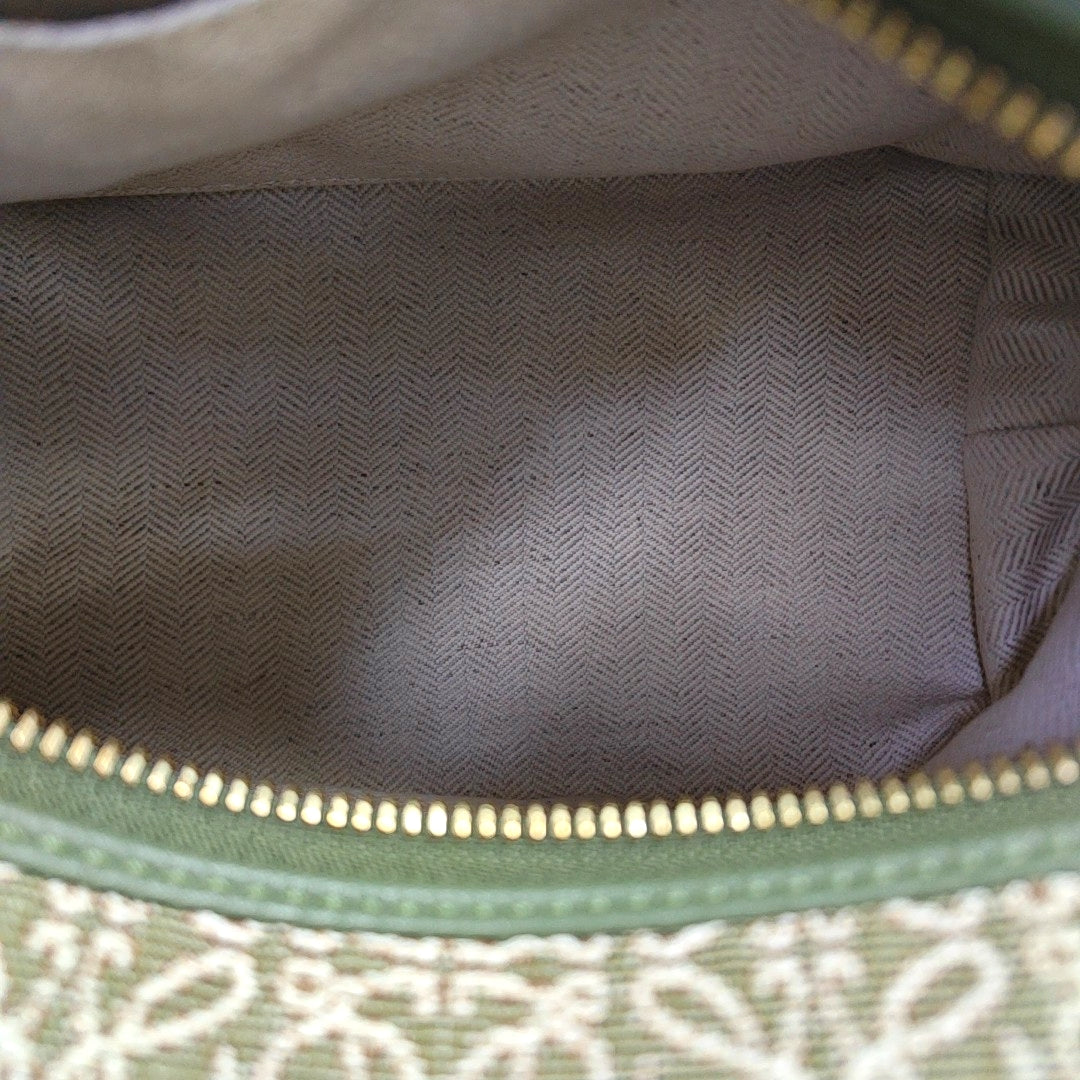 Canvas Top Handle Bag Green