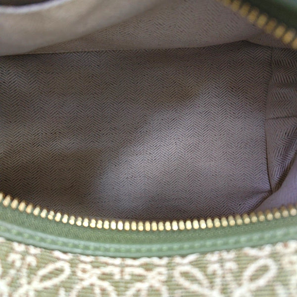 Canvas Top Handle Bag Green