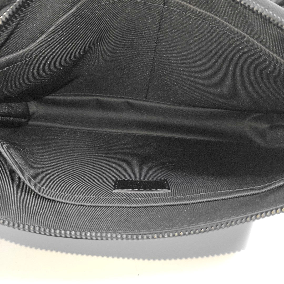 Pochette Voyag Monogram Coated Canvas Black