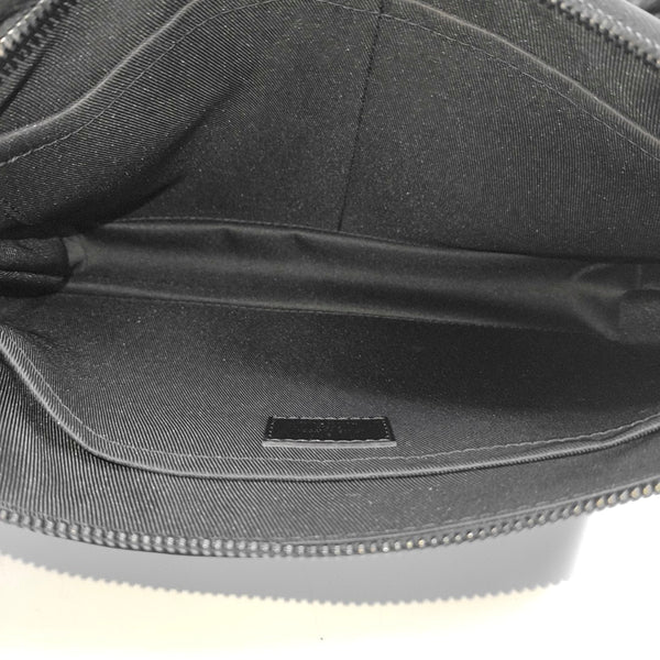 Pochette Voyag Monogram Coated Canvas Black
