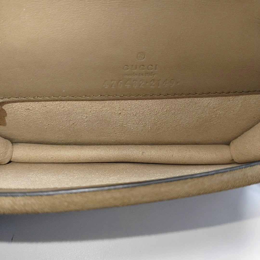 Dionysus Super Mini Monogram Coated Canvas Beige