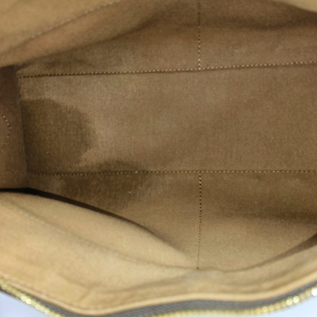 POPINCOURT Monogram Coated Canvas Brown