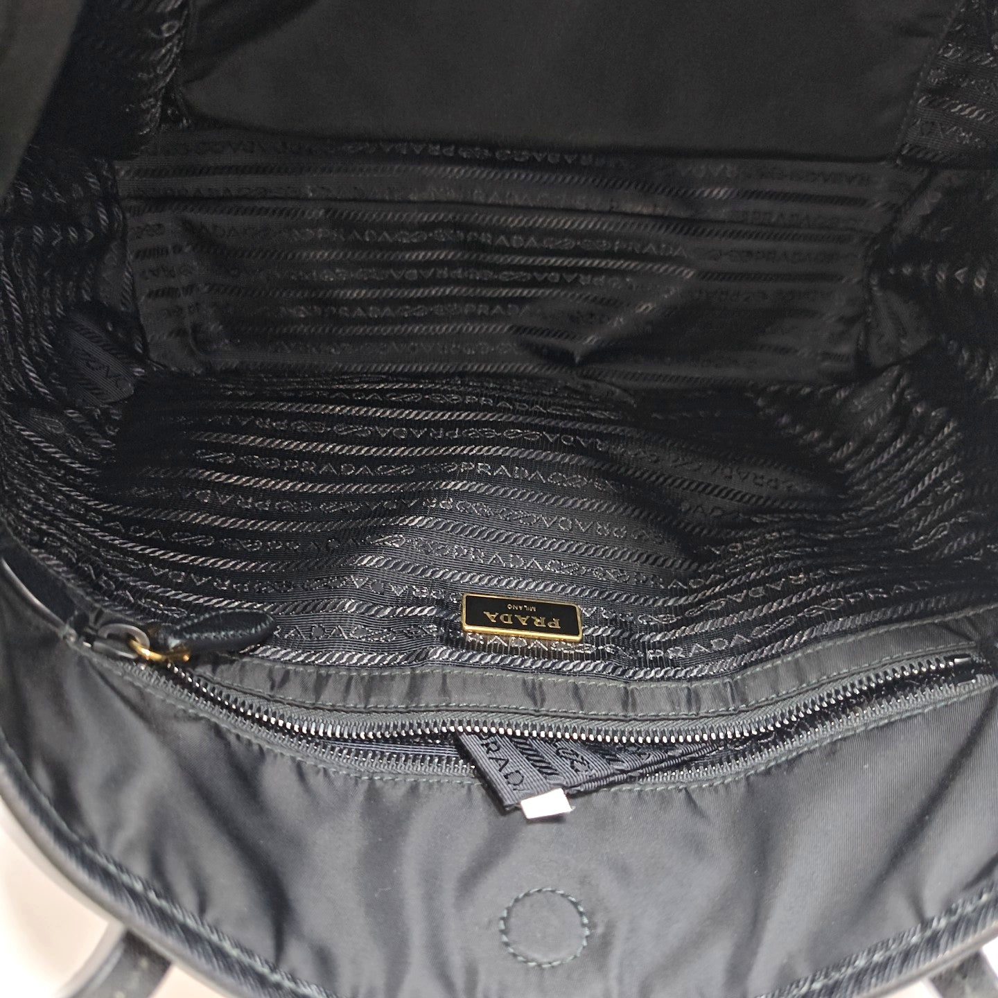 Nylon Tote Bag Black