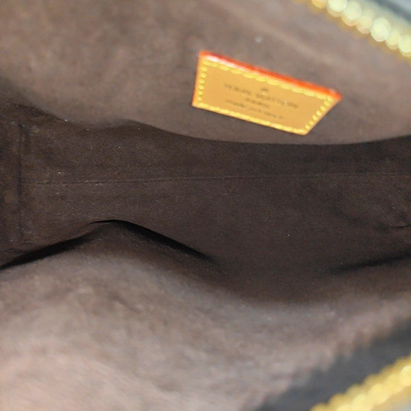 SIDE TRUNK MM Monogram Coated Canvas Brown