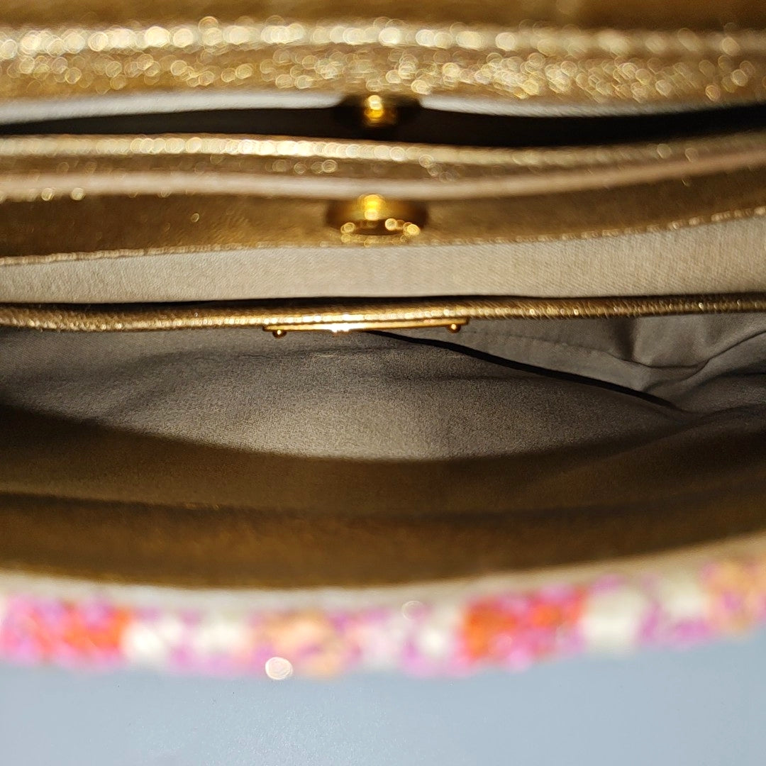 Fabric Shoulder Bag Multicolor