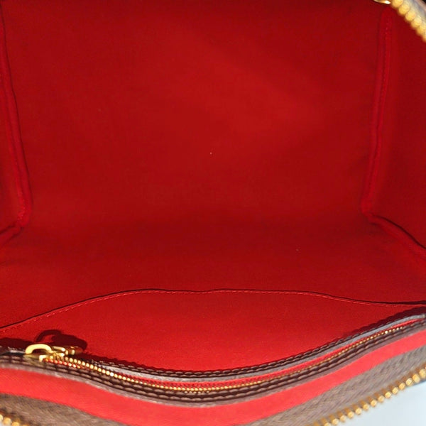 Authenticated pre-owned  SPEEDY 30 Damier Ebene Coated Canvas Brown - Top Handle Bag at Looply
