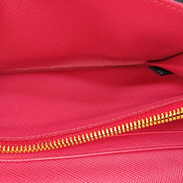 Saffiano Calfskin Wallet Red