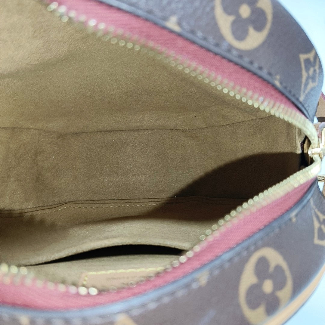 BOITE CHAPEAU PM Monogram Coated Canvas Brown