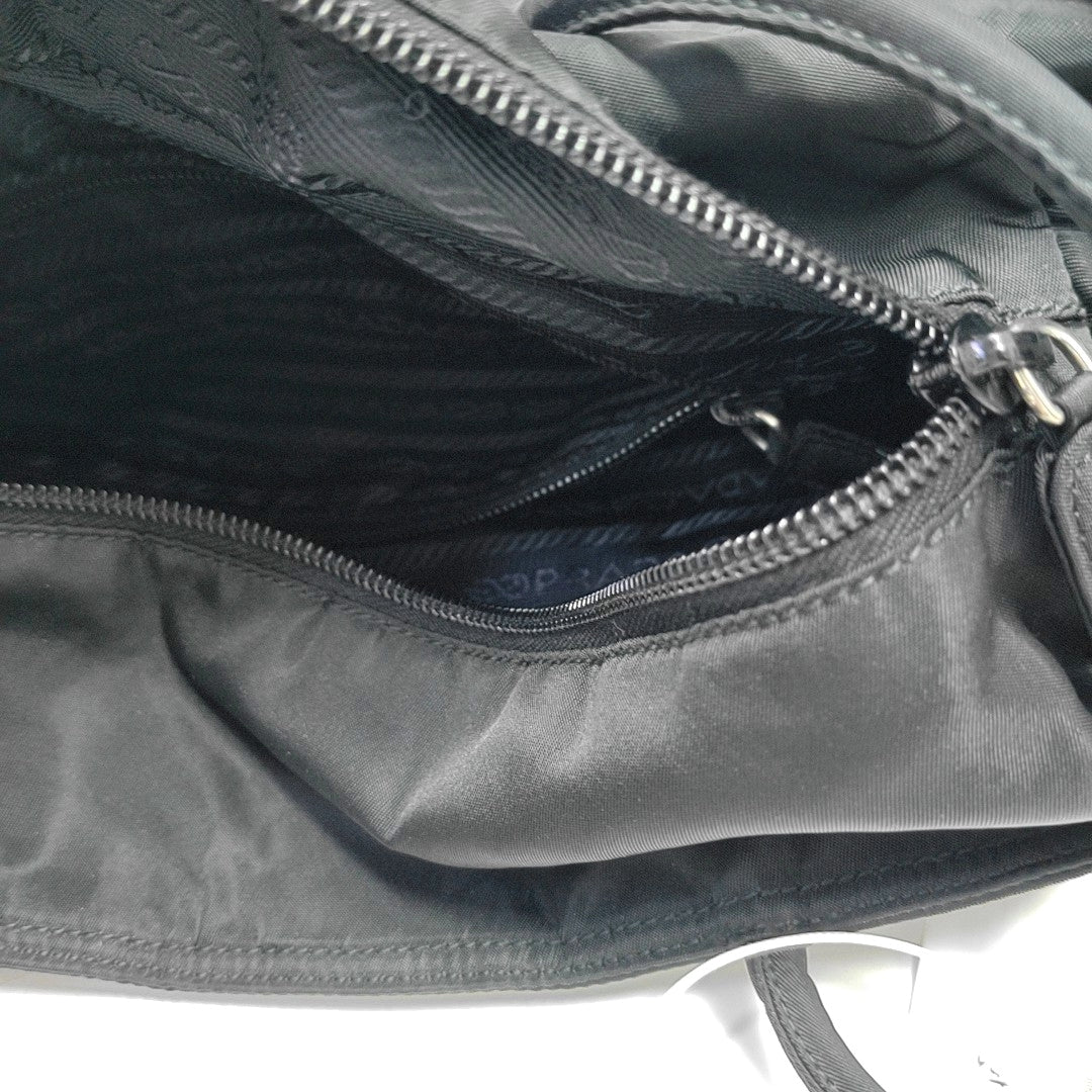 Nylon Tote Bag Black
