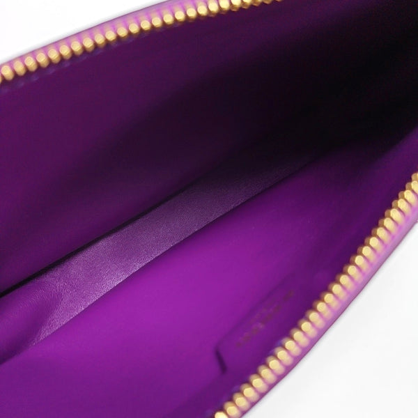 Calfskin Shoulder Bag Mini Purple
