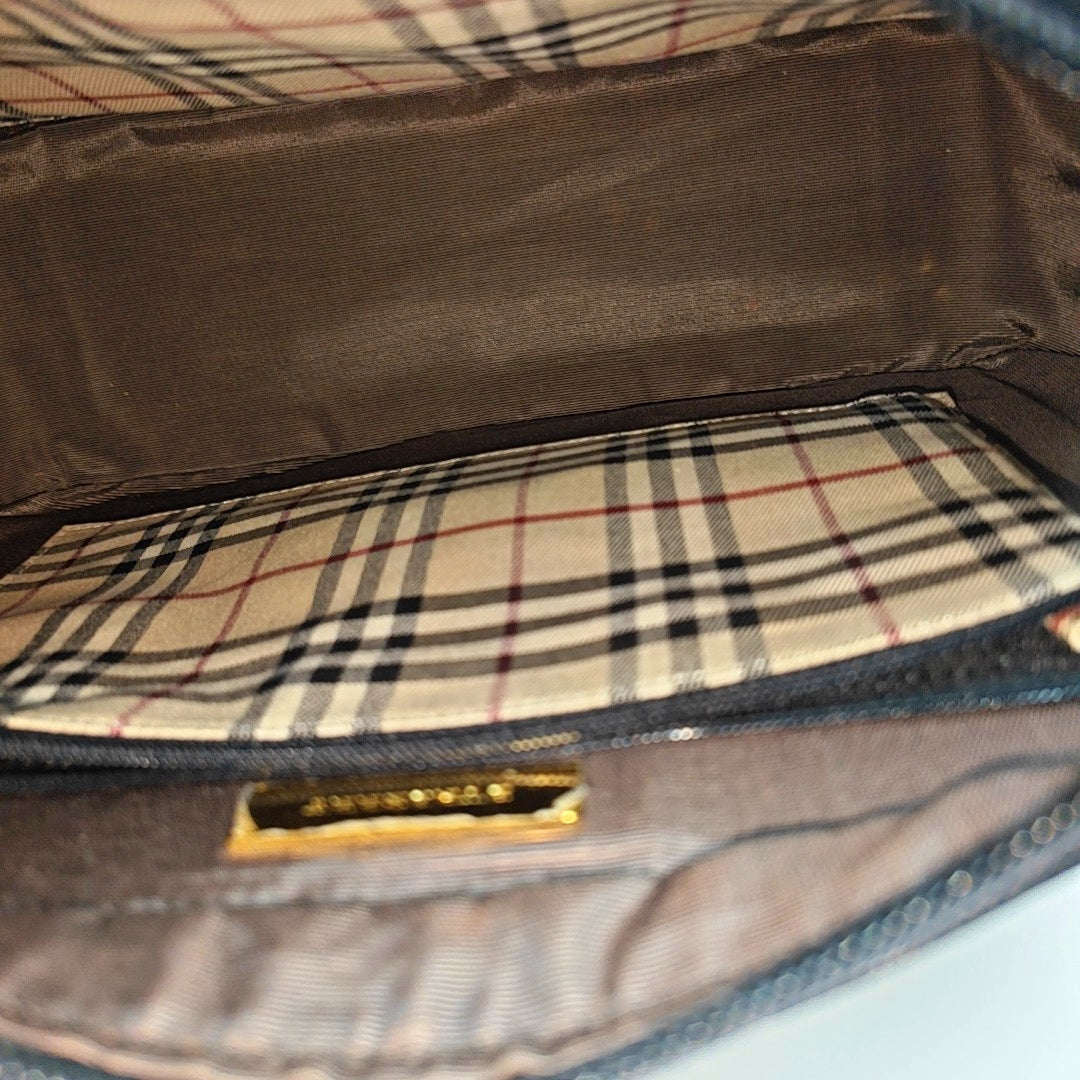 Calfskin Top Handle Bag Black