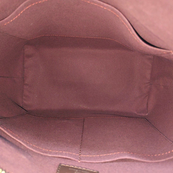 IENA MM Damier Ebene Coated Canvas Brown