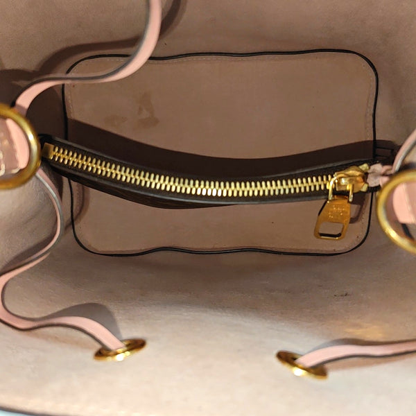 NÉONOÉ MM Monogram Coated Canvas Brown