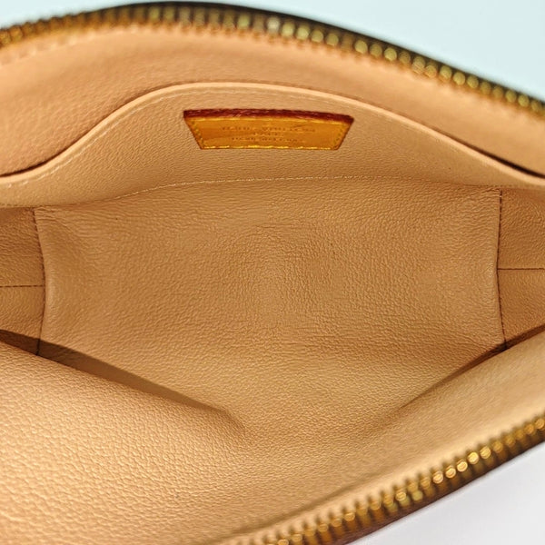 COSMETIC PM Monogram Coated Canvas Brown