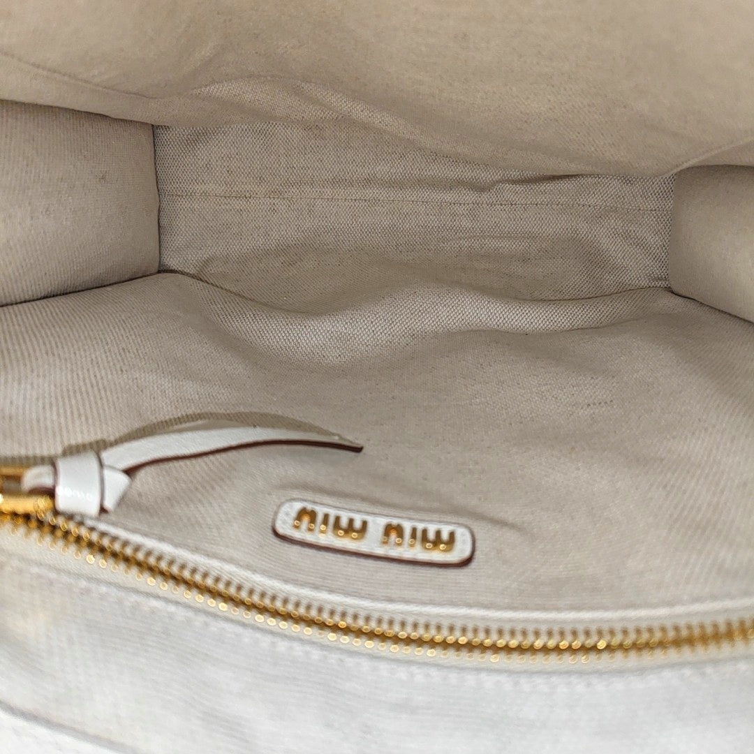 Calfskin Tote Bag White