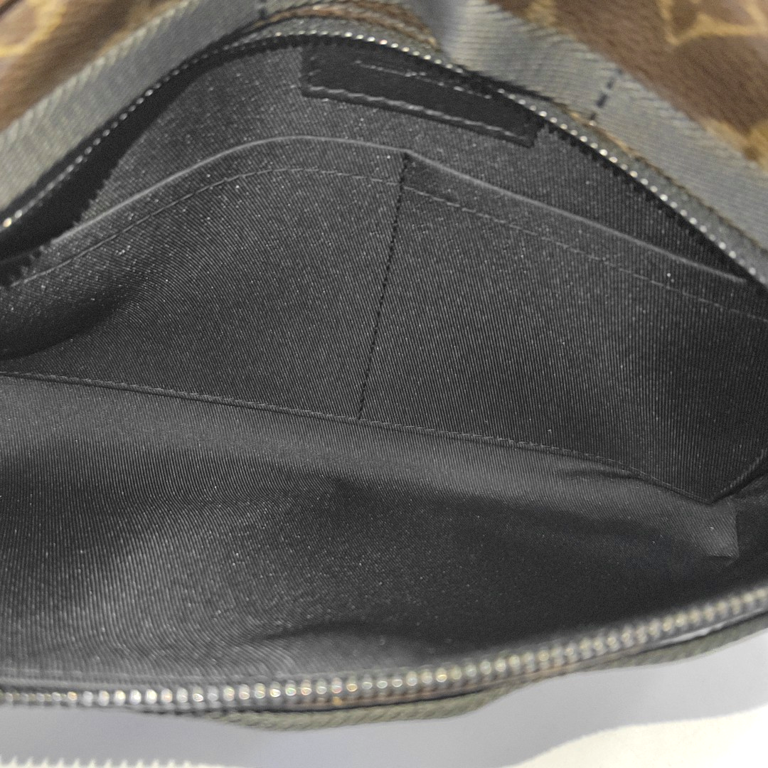 PM Monogram Coated Canvas Brown