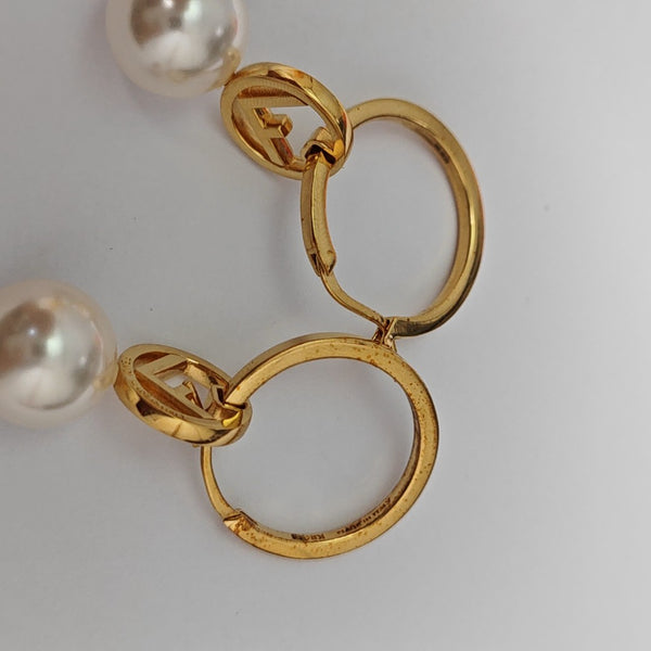 Metal Gold Stud Earrings